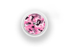 Pink Camo Sticker - Freestyle Libre 1, 2, or 2+ for diabetes supplies and insulin pumps