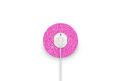Pink Glitter Patch for Minimed QuickSet diabetes supplies and insulin pumps