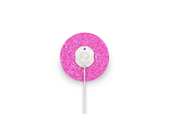 Pink Glitter Patch for Minimed QuickSet diabetes supplies and insulin pumps