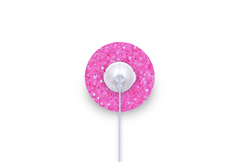 Pink Glitter Patch for mylife Orbit diabetes supplies and insulin pumps