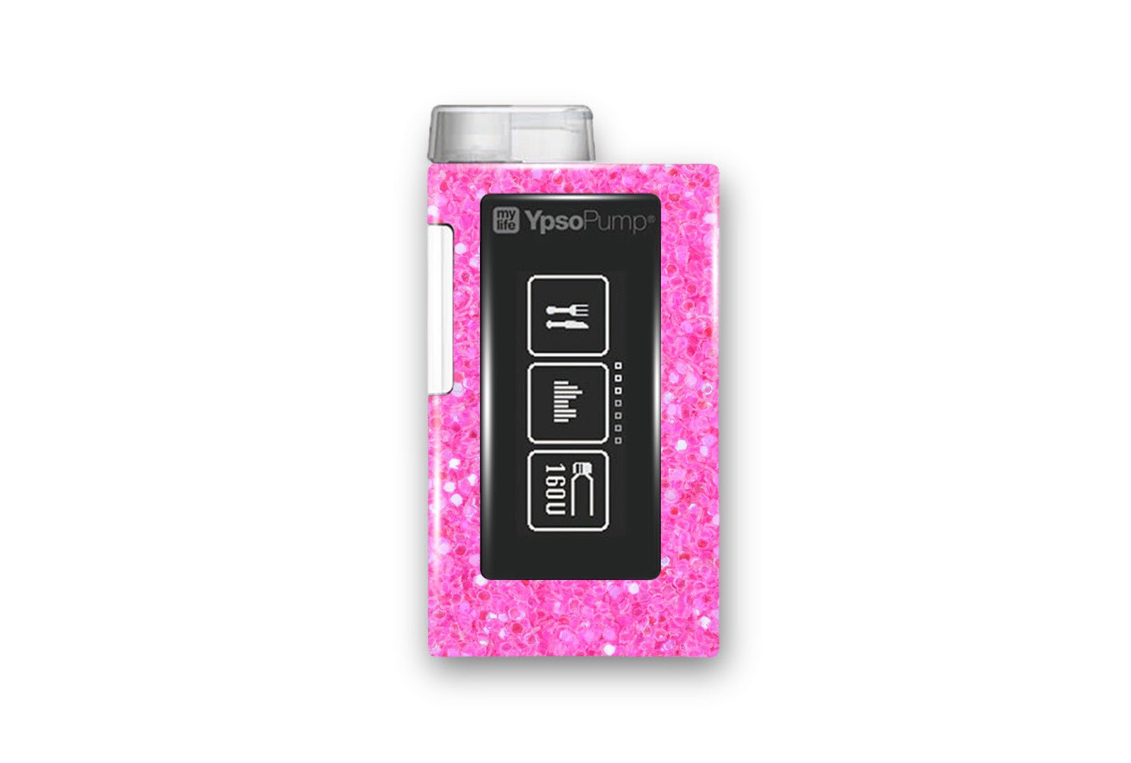 Pink Glitter Sticker for Dexcom G7 / One+ Sensor diabetes supplies and insulin pumps