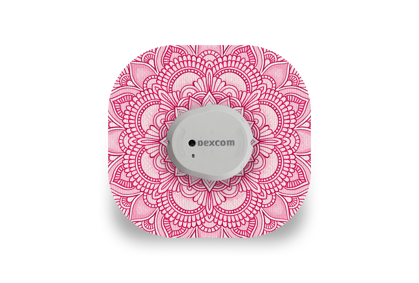 Pink Mandala Patch - Dexcom G7 / One+ for Single diabetes supplies and insulin pumps