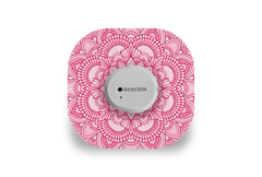 Pink Mandala Patch - Dexcom G7 / One+ for Single diabetes supplies and insulin pumps