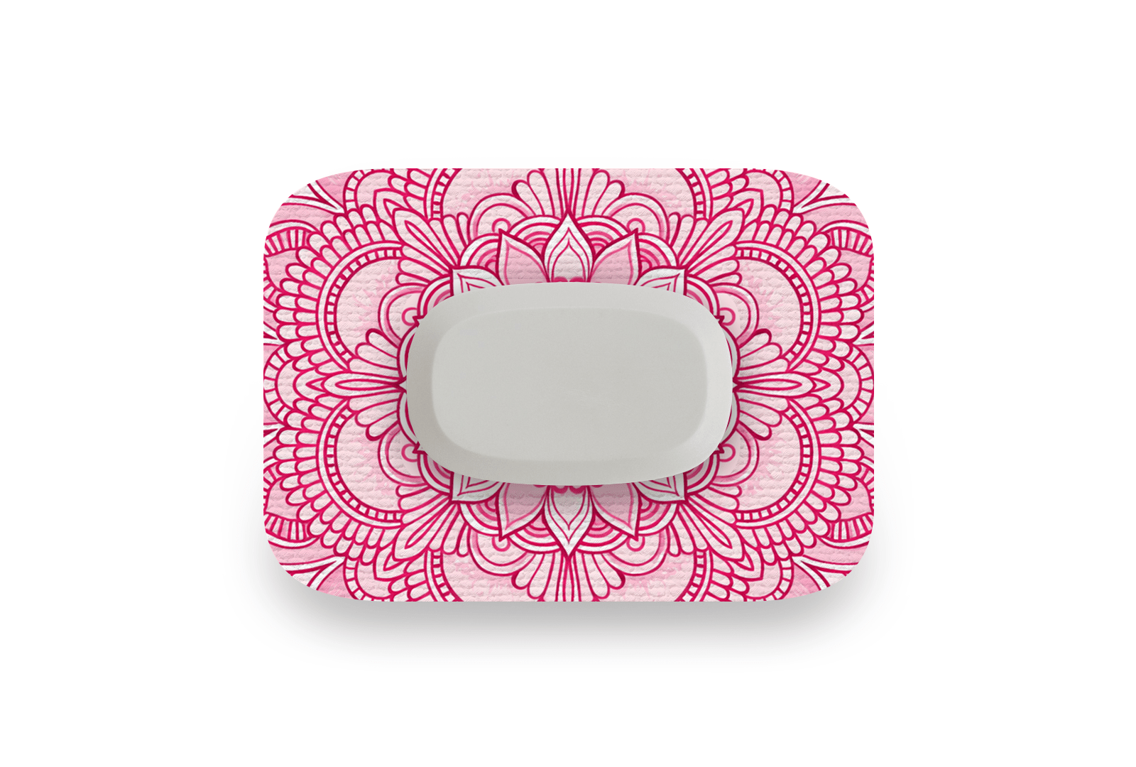 Pink Mandala Patch for GlucoRX Aidex diabetes supplies and insulin pumps
