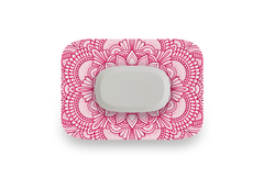 Pink Mandala Patch for GlucoRX Aidex diabetes supplies and insulin pumps