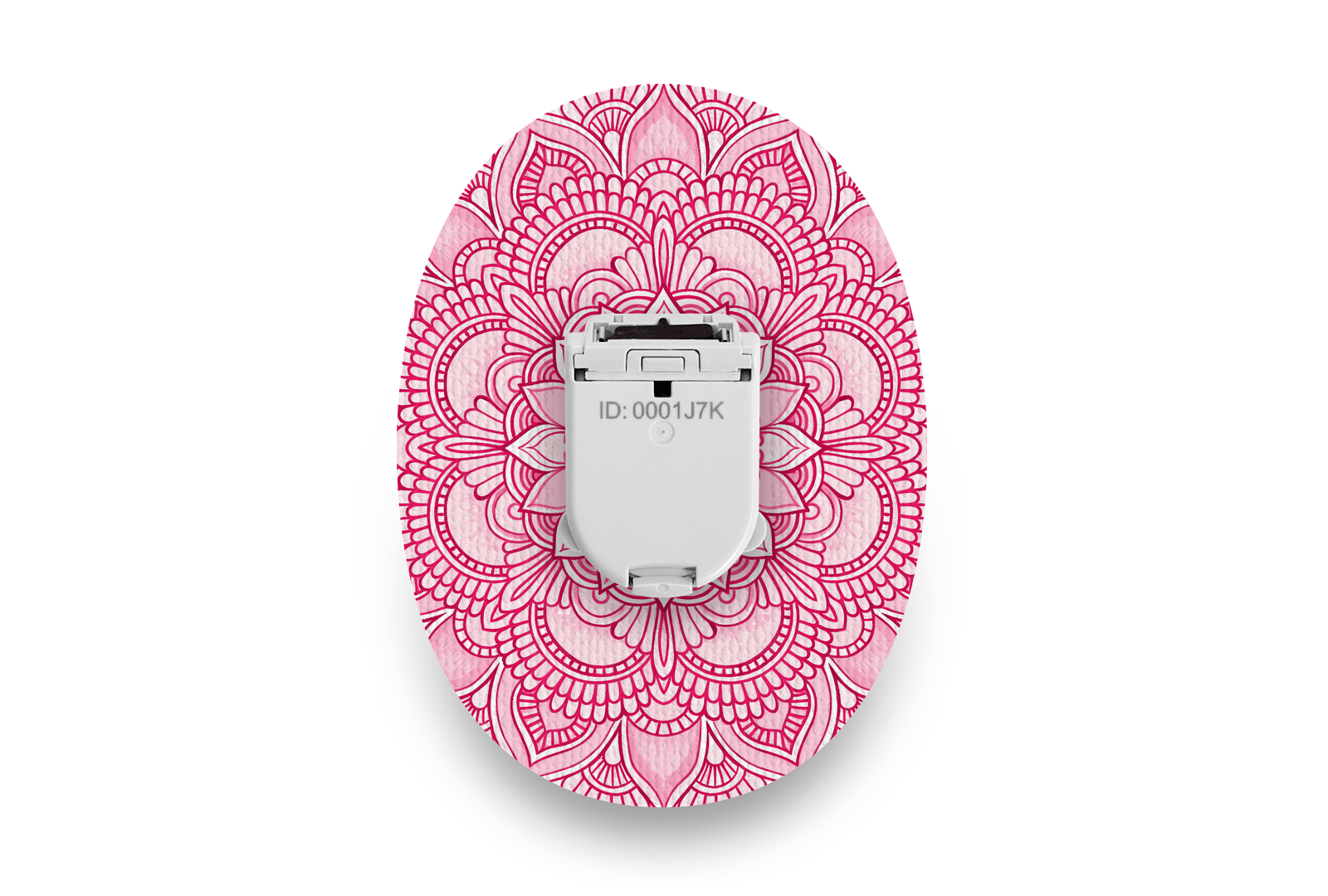 Pink Mandala Patch for Glucomen Day diabetes supplies and insulin pumps