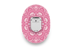 Pink Mandala Patch for Glucomen Day diabetes supplies and insulin pumps