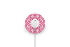 Pink Mandala Patch for Minimed QuickSet diabetes supplies and insulin pumps