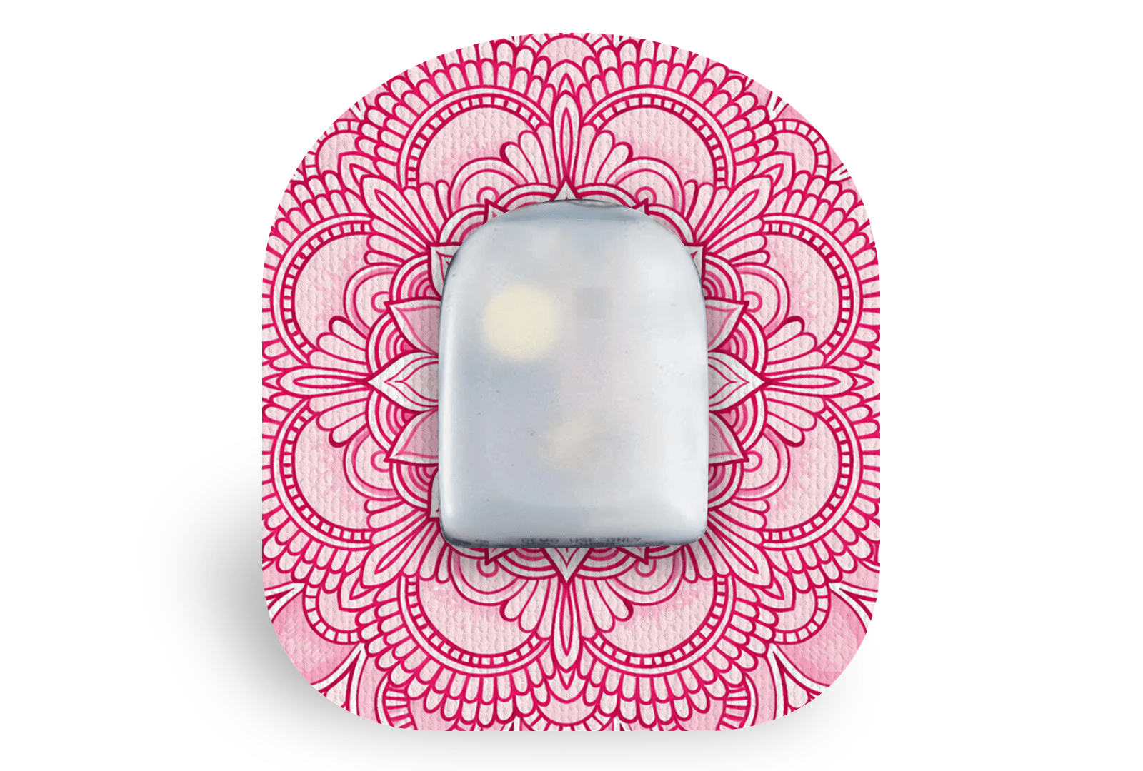 Pink Mandala Patch for Omnipod diabetes supplies and insulin pumps