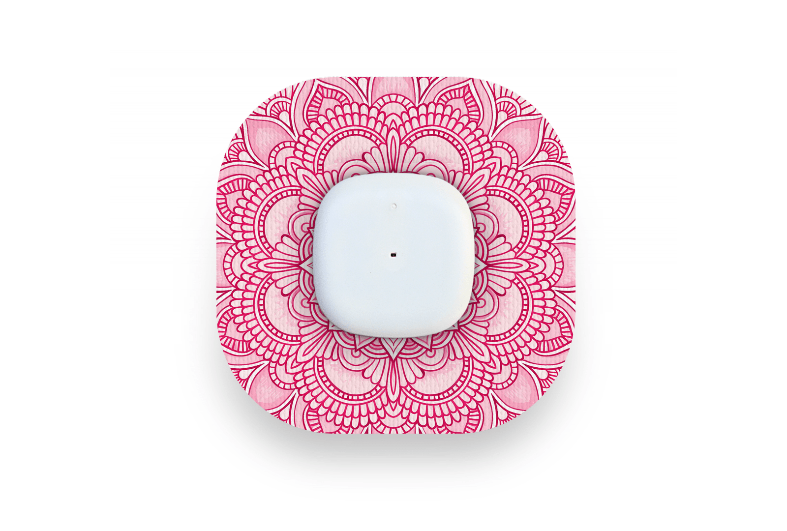 Pink Mandala Patch for Simplera diabetes supplies and insulin pumps