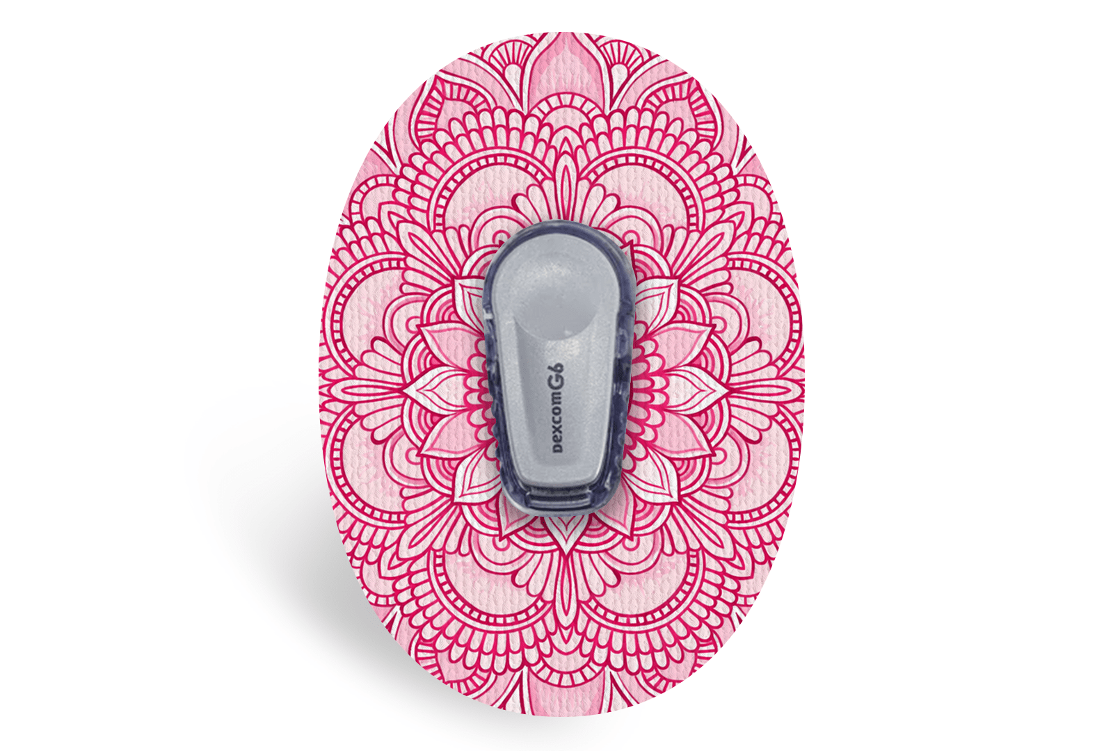 Pink Mandala Patch for Dexcom G6 / One diabetes supplies and insulin pumps