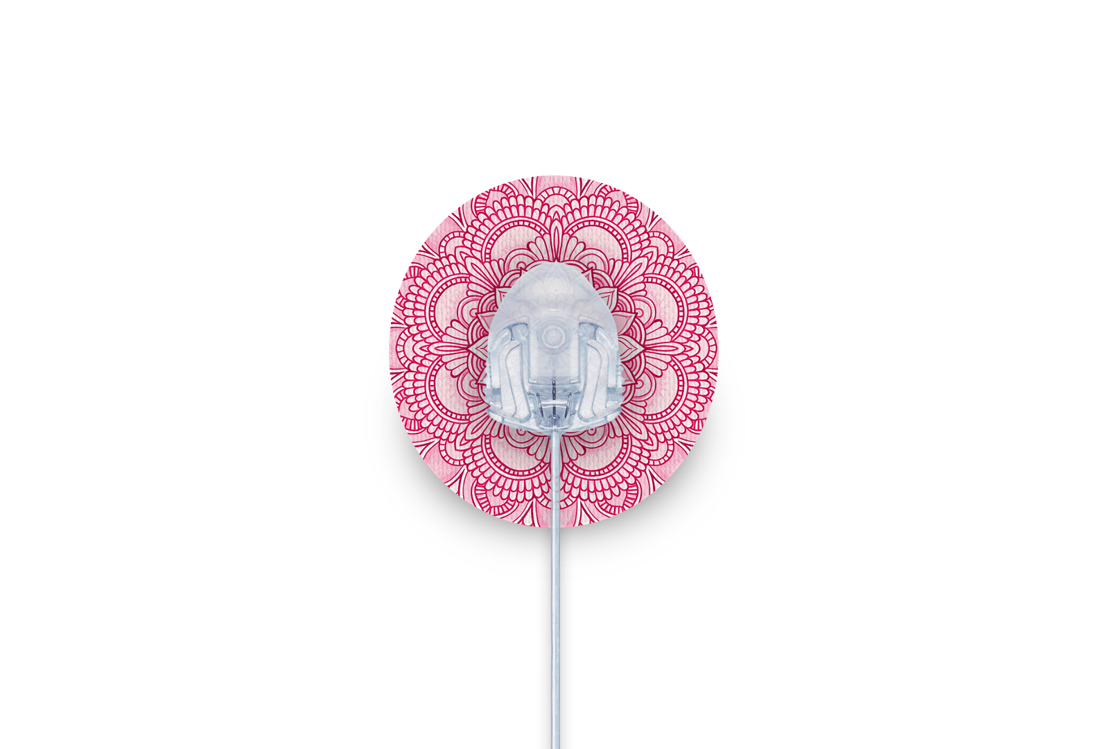 Pink Mandala Patch for Autosoft 90 diabetes supplies and insulin pumps