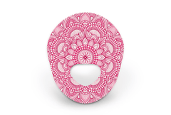 Pink Mandala Patch - Guardian Enlite for Single diabetes supplies and insulin pumps