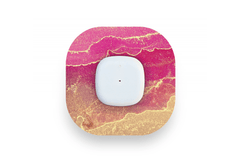 Pink Marble Patch for Medtrum CGM diabetes supplies and insulin pumps