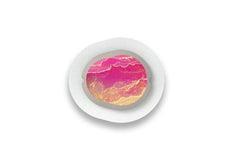 Pink Marble Sticker for Dexcom G7 / One+ Sensor diabetes supplies and insulin pumps