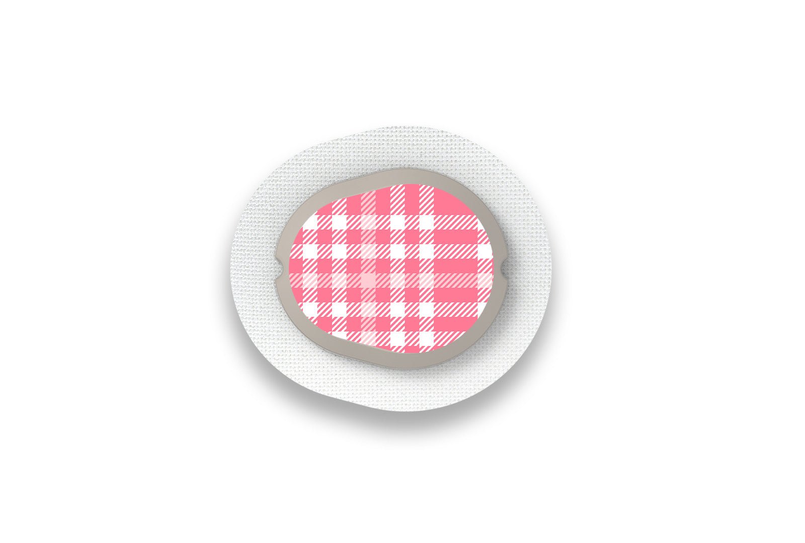 Pink Plaid Sticker for Novopen 4, 5, 6, or Echo diabetes supplies and insulin pumps