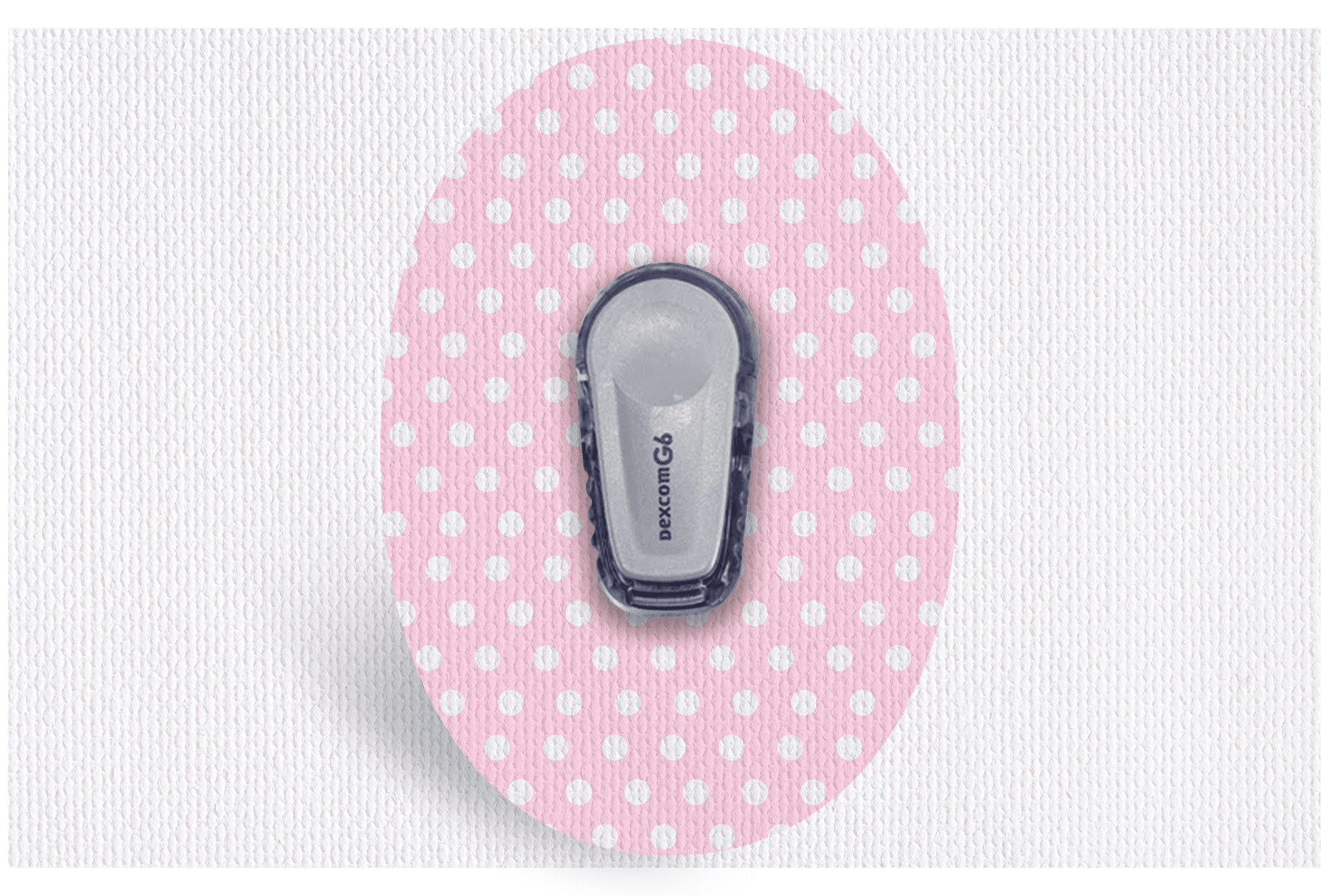 Pink Polka Dot Patch for Freestyle Libre 2 diabetes supplies and insulin pumps