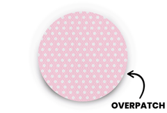 Pink Polka Dot Patch for Freestyle Libre 2 diabetes supplies and insulin pumps
