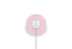 Pink Polka Dot Patch for Freestyle Libre 2 diabetes supplies and insulin pumps