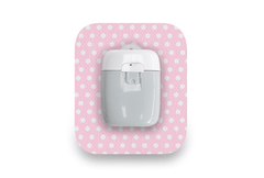 Pink Polka Dot Patch for Freestyle Libre 2 diabetes supplies and insulin pumps