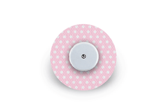 Pink Polka Dot Patch for Freestyle Libre 2 diabetes supplies and insulin pumps