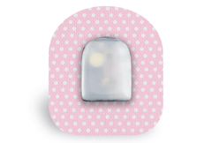 Pink Polka Dot Patch for Freestyle Libre 2 diabetes supplies and insulin pumps