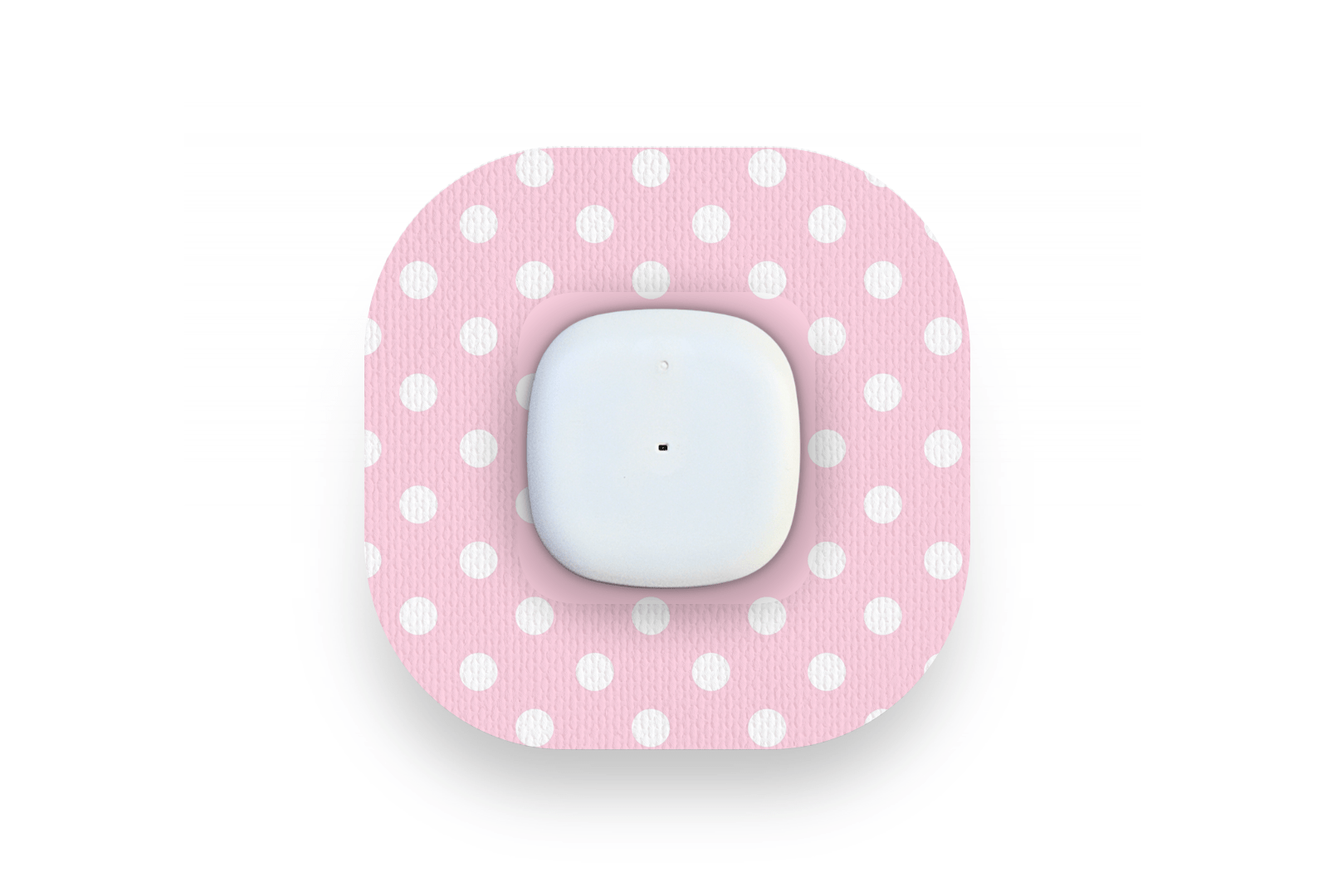 Pink Polka Dot Patch - Simplera for Single diabetes supplies and insulin pumps