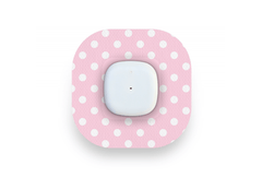 Pink Polka Dot Patch - Simplera for Single diabetes supplies and insulin pumps