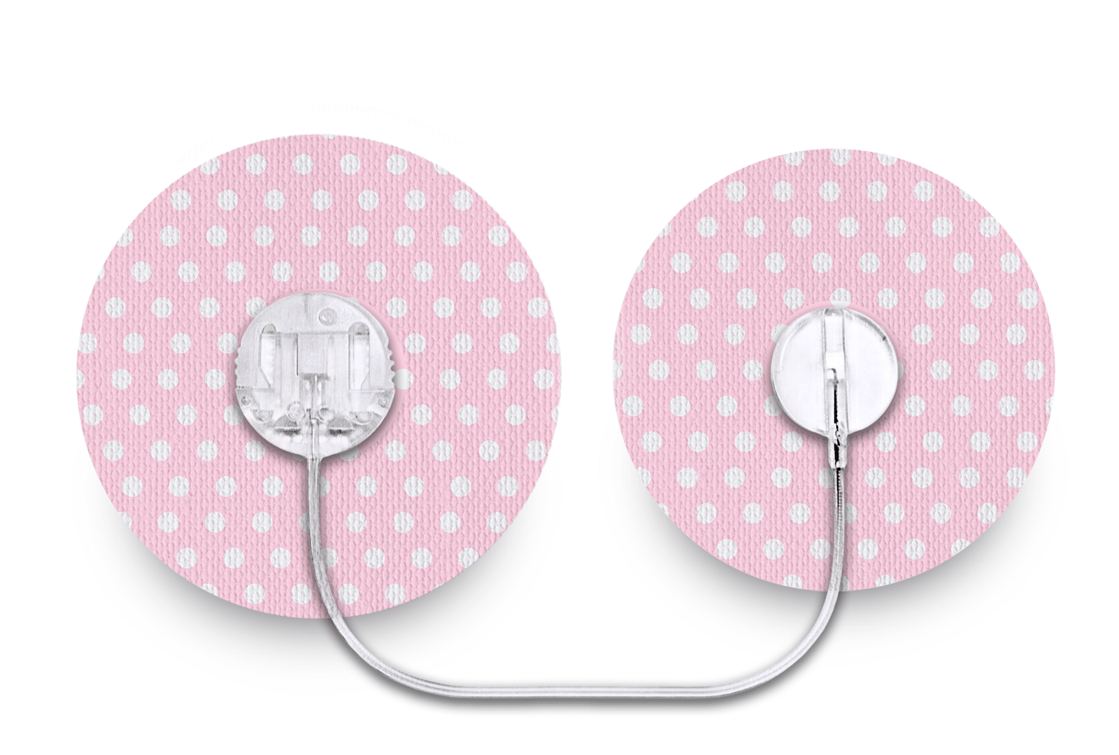 Pink Polka Dot Patch - Tru - Steel for Single diabetes supplies and insulin pumps