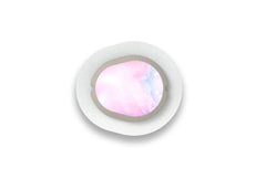 Pink Sky Sticker - Dexcom G7 / One+ Sensor for diabetes supplies and insulin pumps