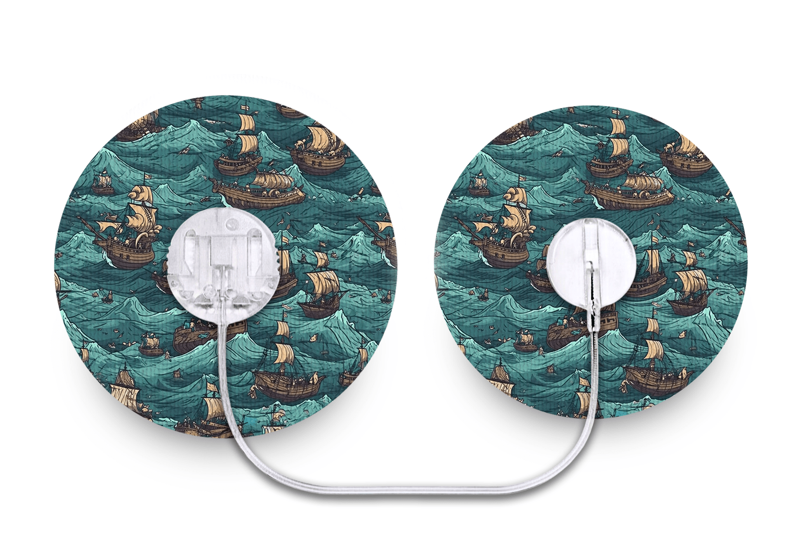 Pirate Ships Patch for Tru-Steel diabetes supplies and insulin pumps