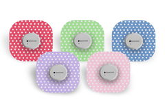 Polka Patch Pack for Freestyle Libre diabetes supplies and insulin pumps