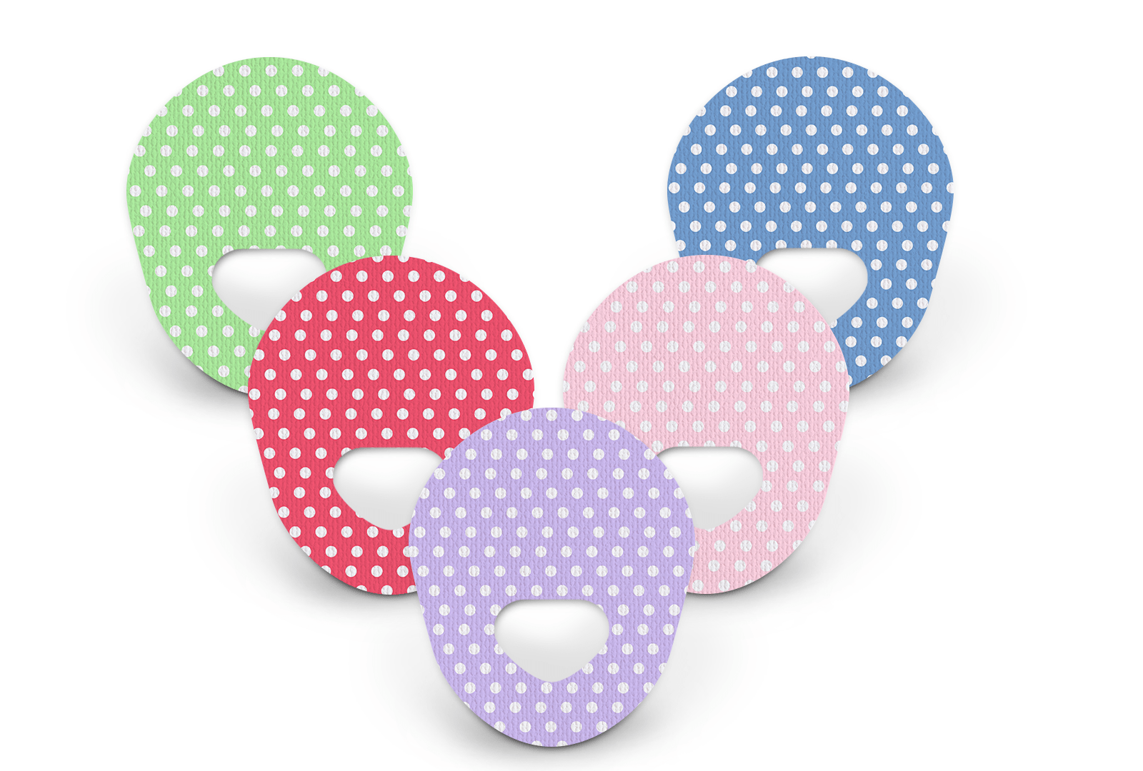 Polka Patch Pack for Freestyle Libre diabetes supplies and insulin pumps
