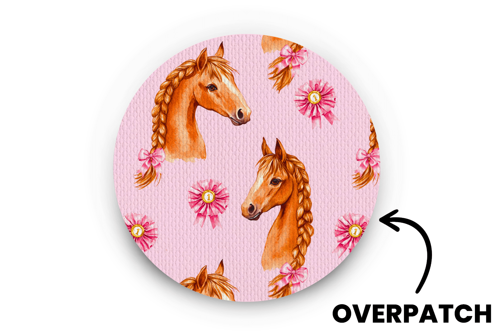 Pony Club Patch - Overpatches for Single diabetes supplies and insulin pumps