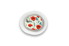 Poppy Sticker for Novopen 4, 5, 6, or Echo diabetes supplies and insulin pumps