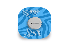 Powered Patch for Dexcom G7 diabetes supplies and insulin pumps