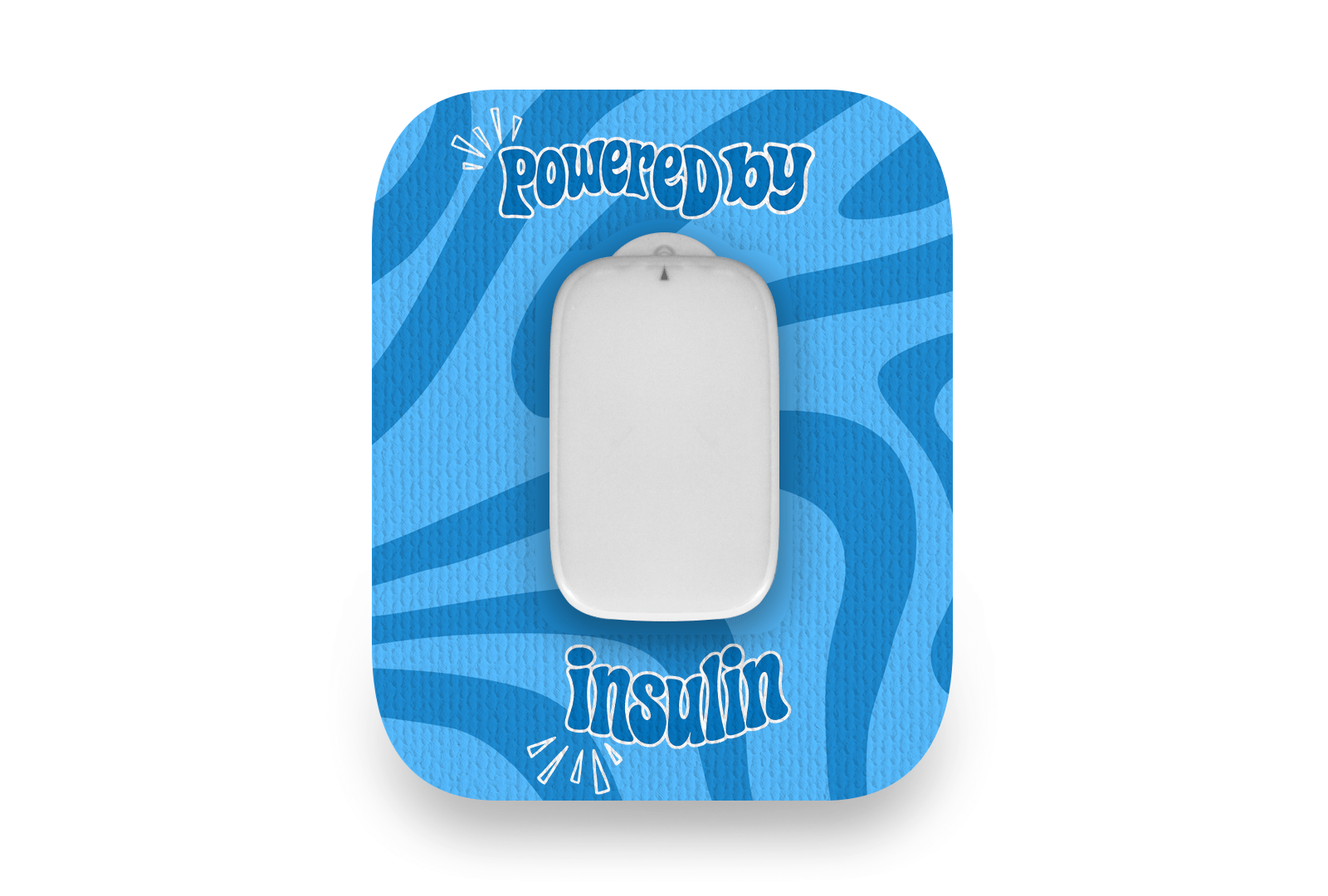 Powered Patch for Medtrum CGM diabetes supplies and insulin pumps