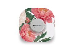 Pretty Peony Patch for Freestyle Libre 2 diabetes supplies and insulin pumps