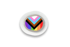 Pride Progression Sticker - Dexcom G7 / One+ Sensor for diabetes supplies and insulin pumps