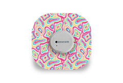 Psychedelic Patch for Dexcom G7 / One+ diabetes supplies and insulin pumps