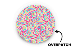 Psychedelic Patch - Overpatches for Single diabetes supplies and insulin pumps