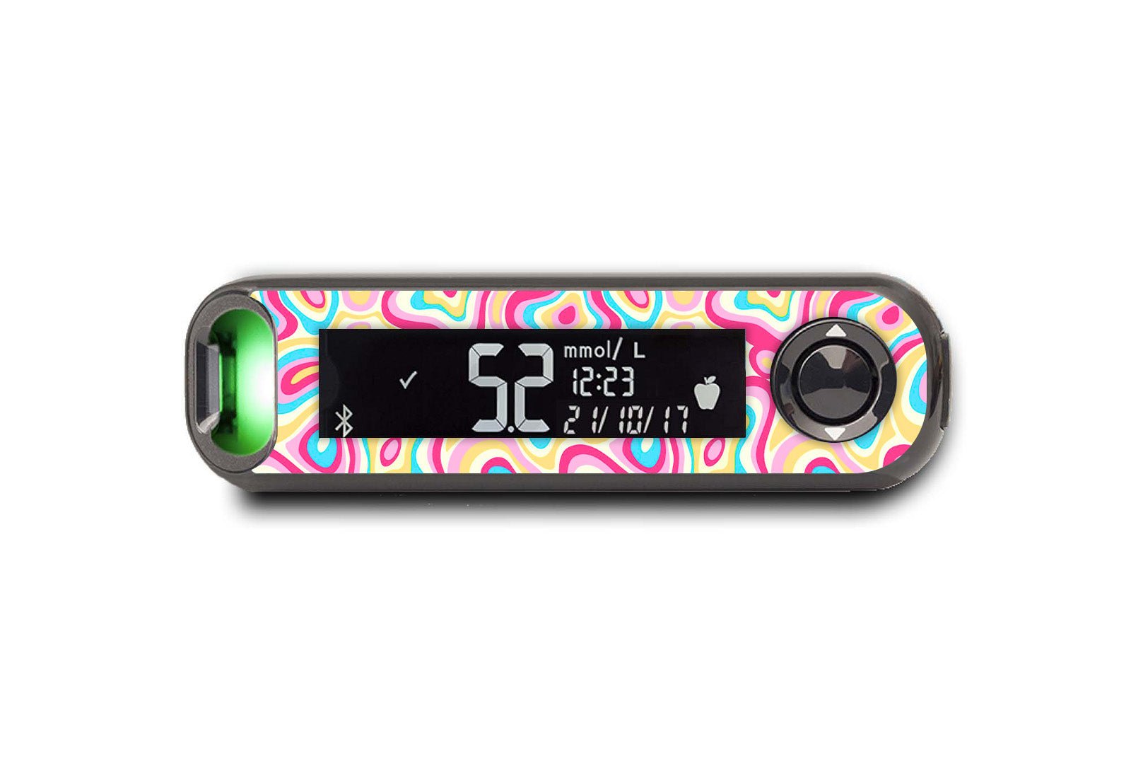 Psychedelic Sticker for Novopen 4, 5, 6, or Echo diabetes supplies and insulin pumps