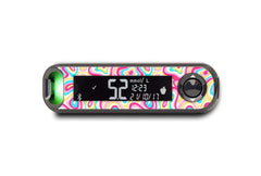 Psychedelic Sticker for Novopen 4, 5, 6, or Echo diabetes supplies and insulin pumps