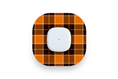 Pumpkin Plaid Patch - Simplera for Single diabetes supplies and insulin pumps