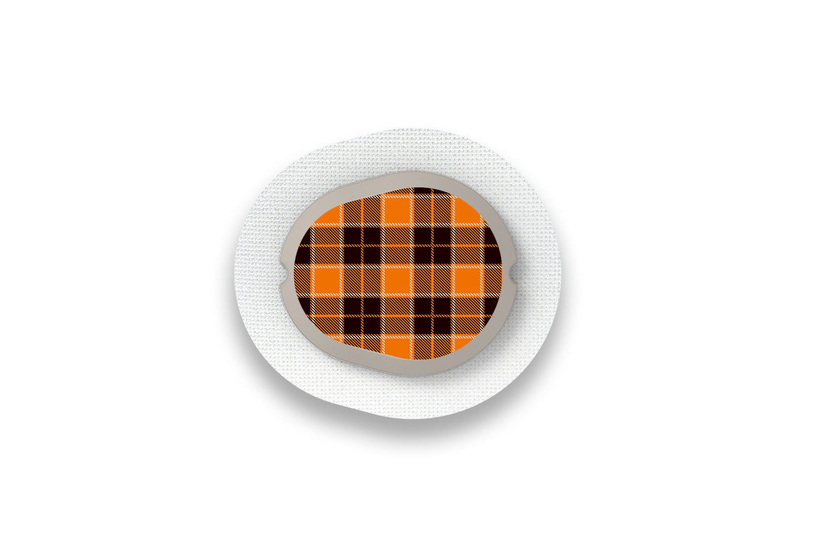 Pumpkin Plaid Stickers for Novopen 4, 5, 6, or Echo diabetes supplies and insulin pumps
