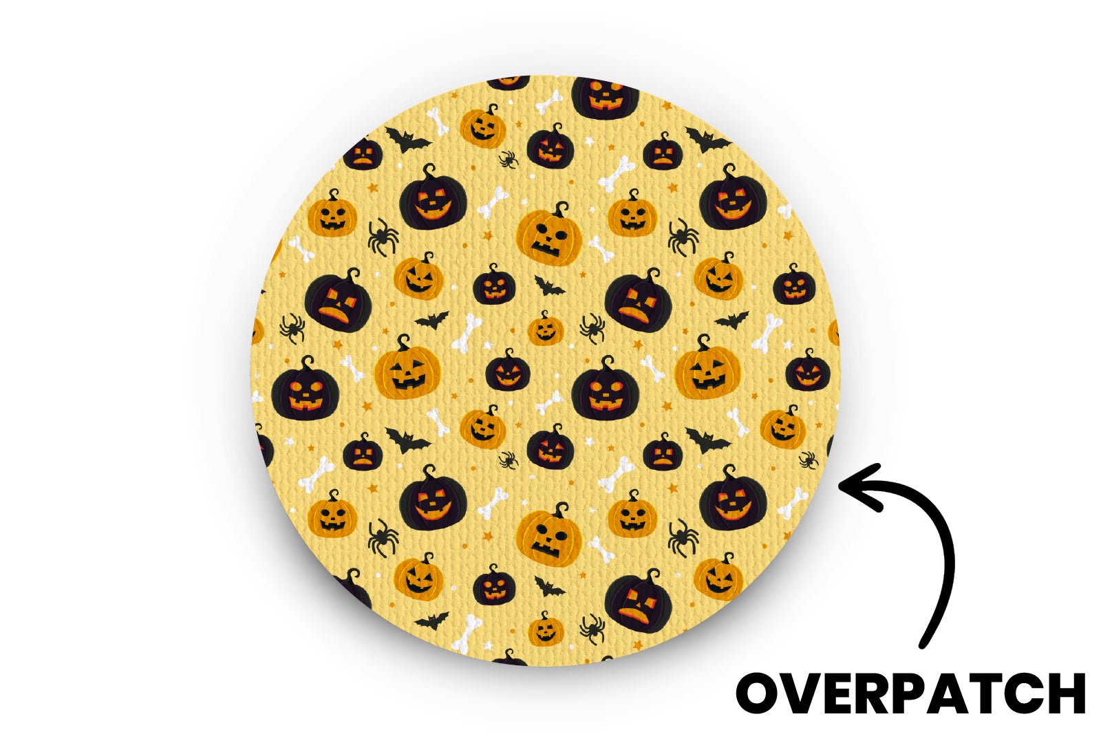 Pumpkin Spice Patch - Overpatches for Single diabetes supplies and insulin pumps