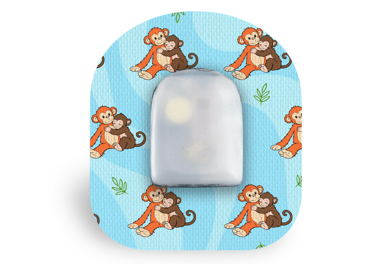 Punch the Monkey Patch - For Omnipod® for Single diabetes supplies and insulin pumps