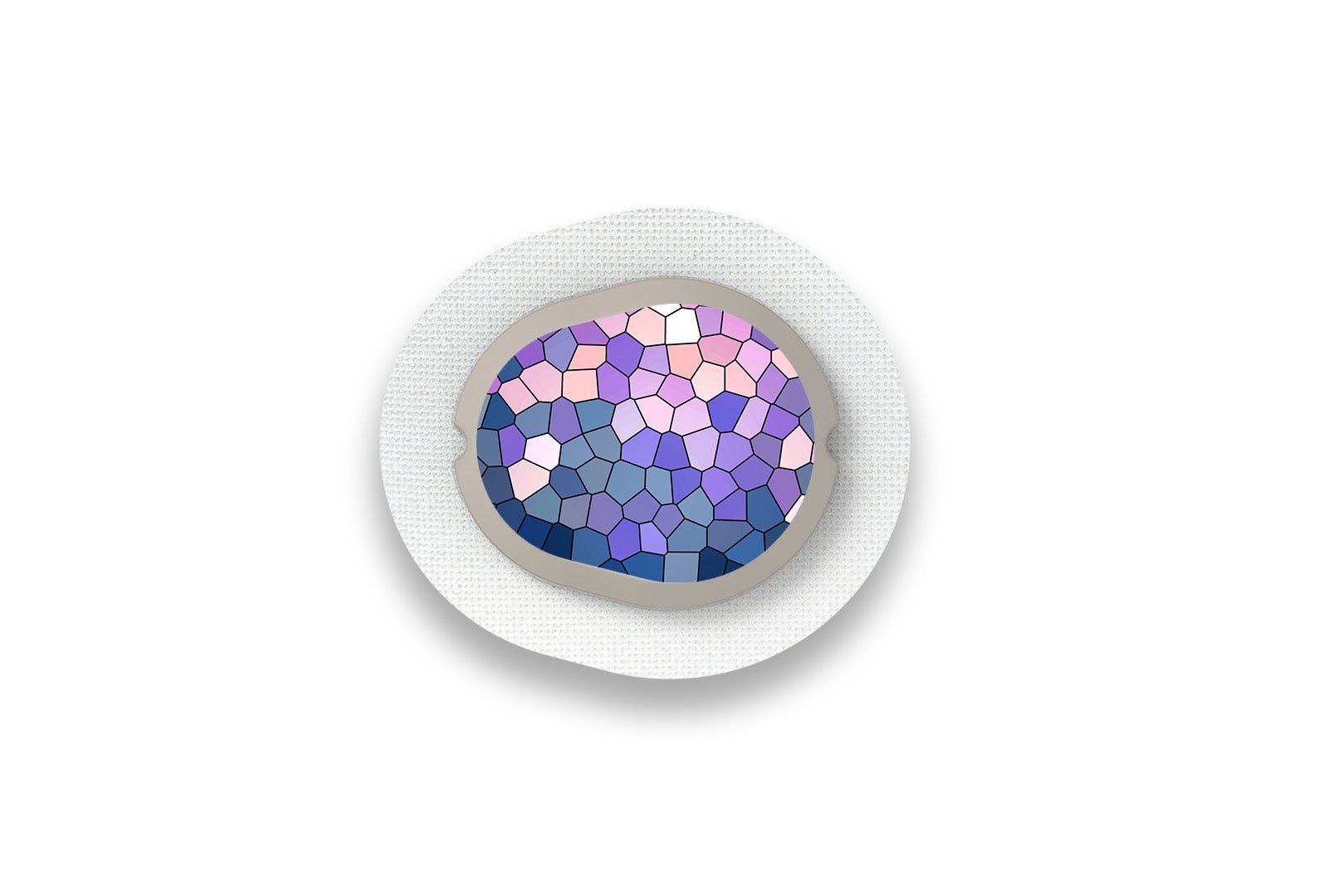 Purple Glass Sticker - Dexcom G7 / One+ Sensor for diabetes supplies and insulin pumps
