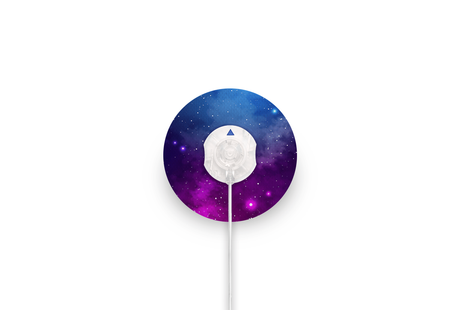 Purple Nebula Patch for Minimed QuickSet diabetes supplies and insulin pumps