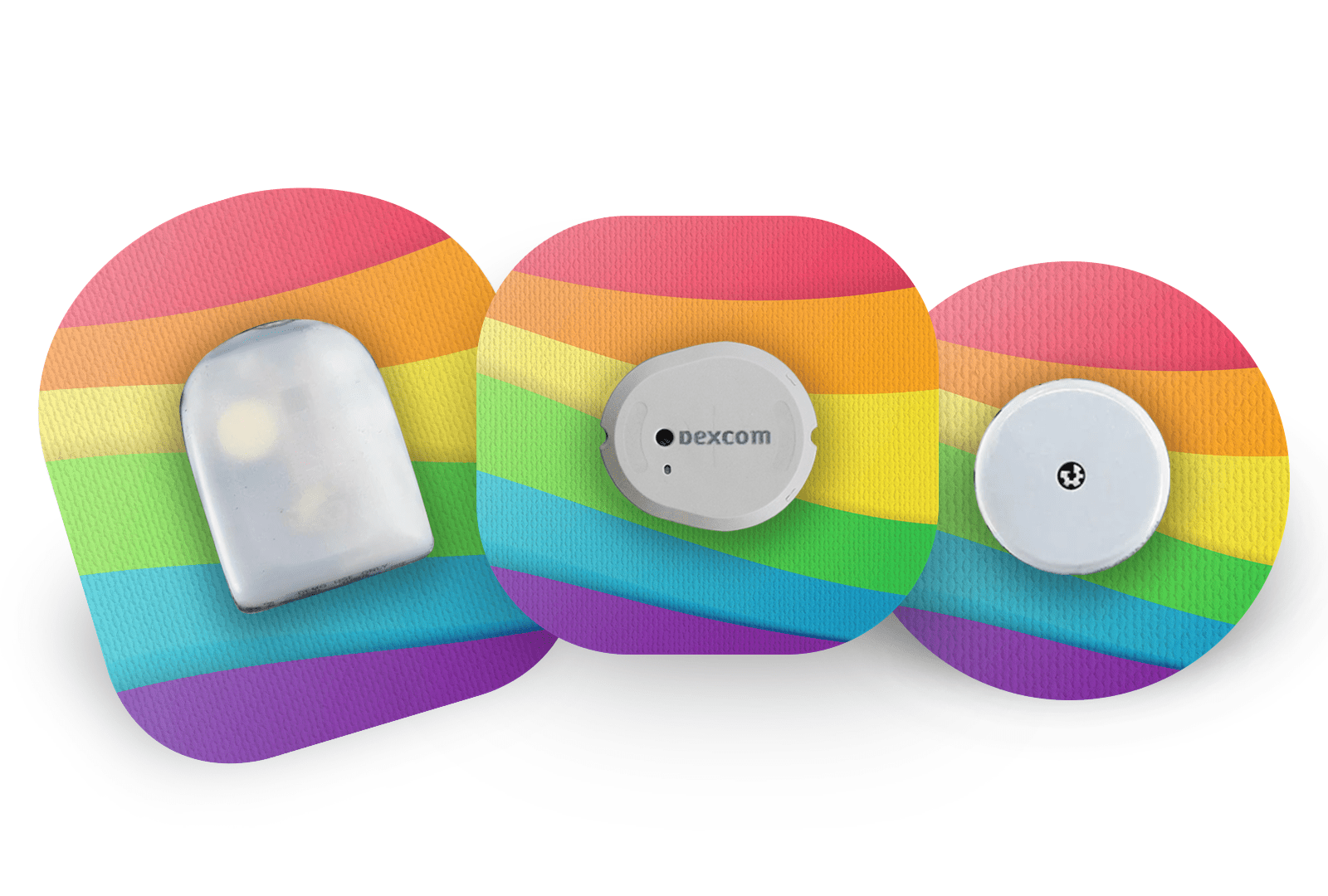 Rainbow Patch for Freestyle Libre diabetes supplies and insulin pumps